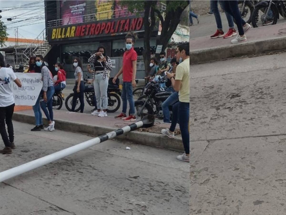 Investigan a sujetos que vandalizaron una cámara de fotomulta en Santa Marta