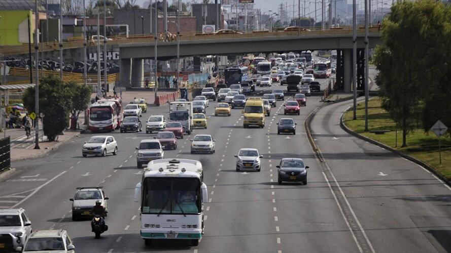 Según la Secretaría de Movilidad de Bogotá la velocidad promedio de los desplazamientos en la ciudad mejorar en un 11%. Foto: Colprensa