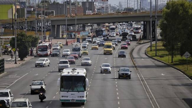 Según la Secretaría de Movilidad de Bogotá la velocidad promedio de los desplazamientos en la ciudad mejorar en un 11%. Foto: Colprensa