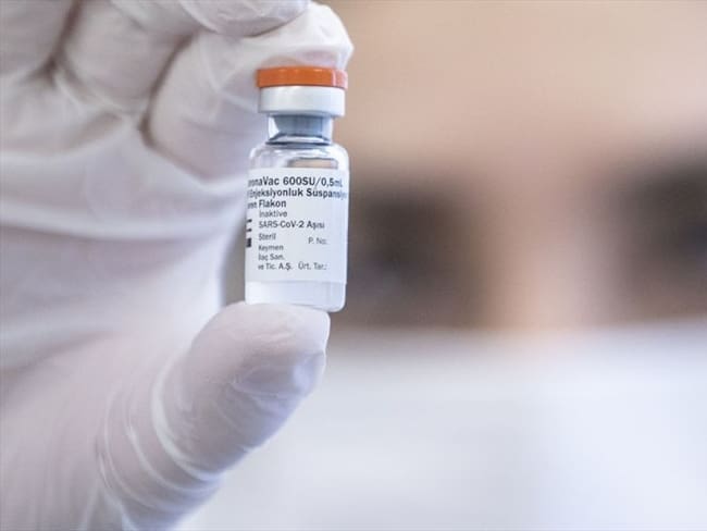 Transporte internacional de 192.000 dosis de vacunas de Sinovac. Foto: Getty Images