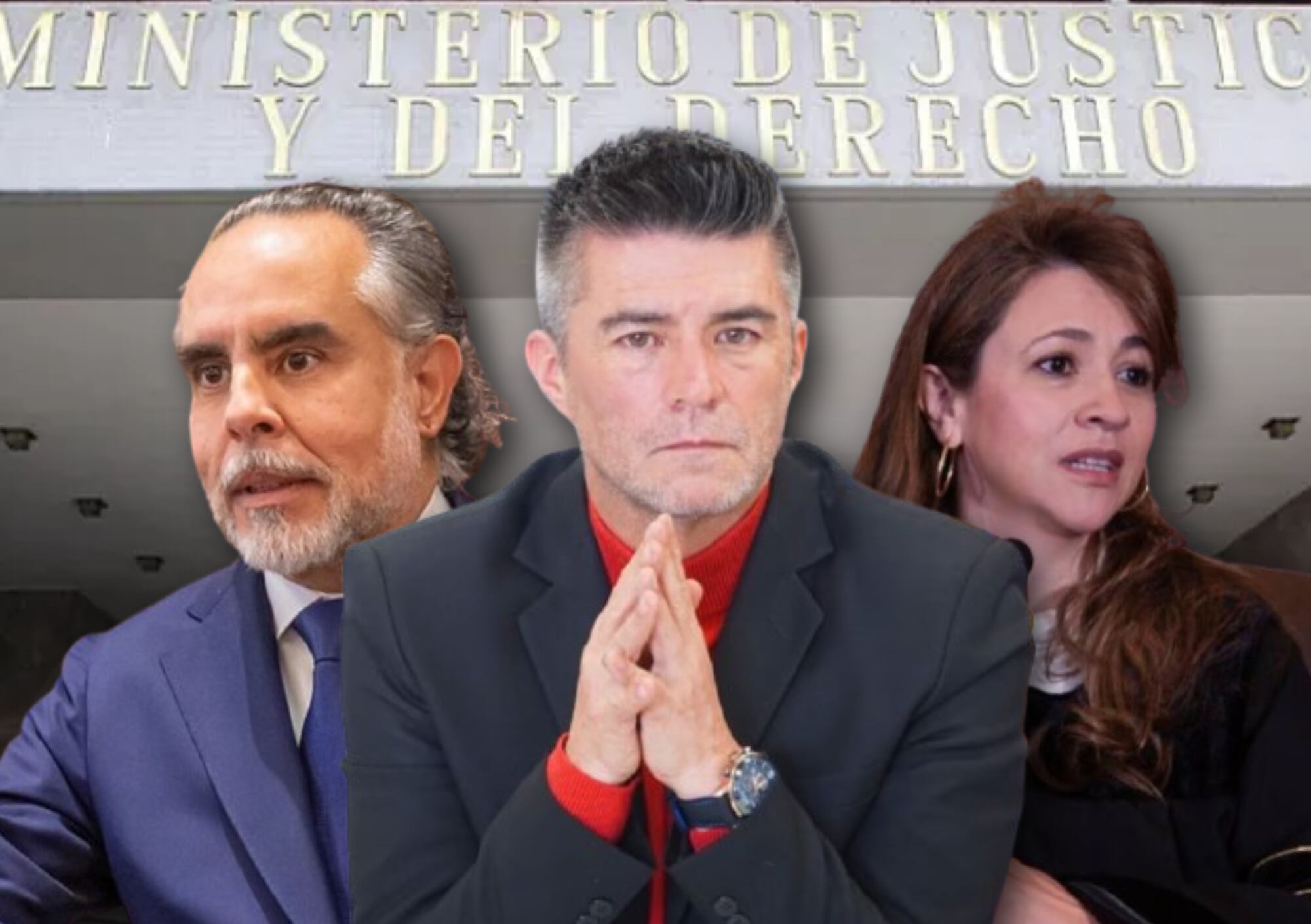 Armando Benedetti, Augusto Ocampo y  Cristina Lombana | Fotos: Presidencia y Corte Suprema