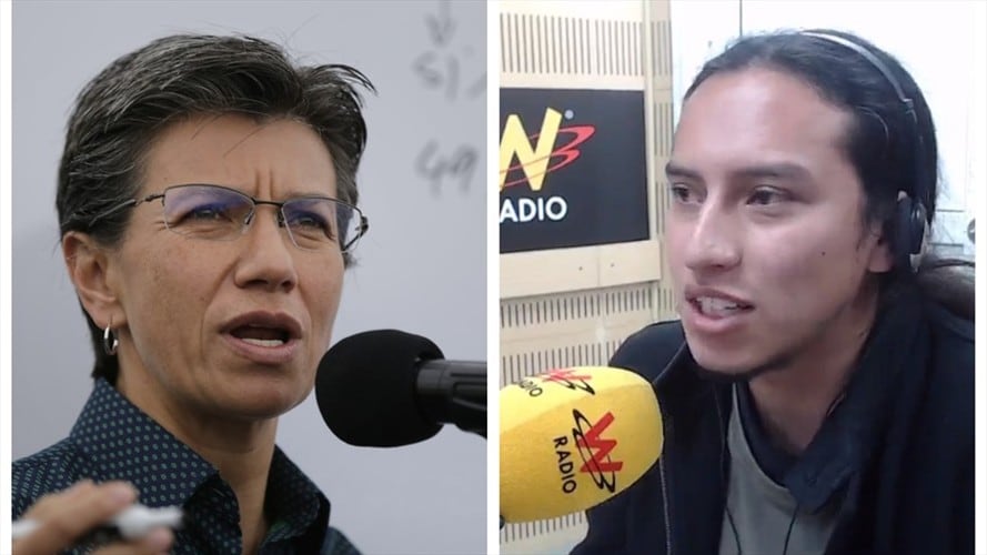 Julián Báez habló en Sigue La W sobre el "regaño" que le dio la alcaldesa de Bogotá a los estudiantes de la universidad Distrital.. Foto: W Radio