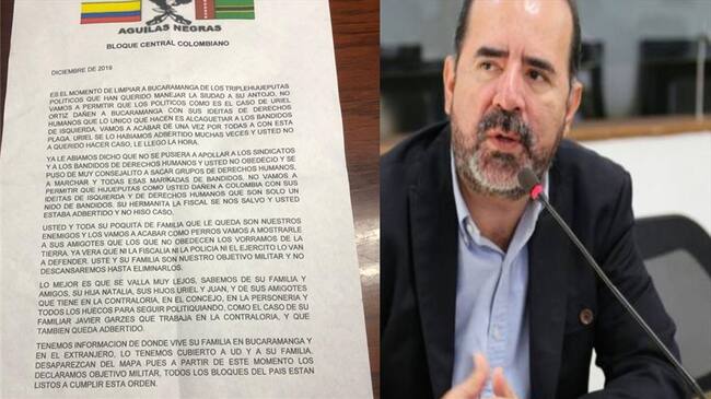 Concejal Uriel Ortiz recibió amenazas de muerte. . Foto:Suministrada.