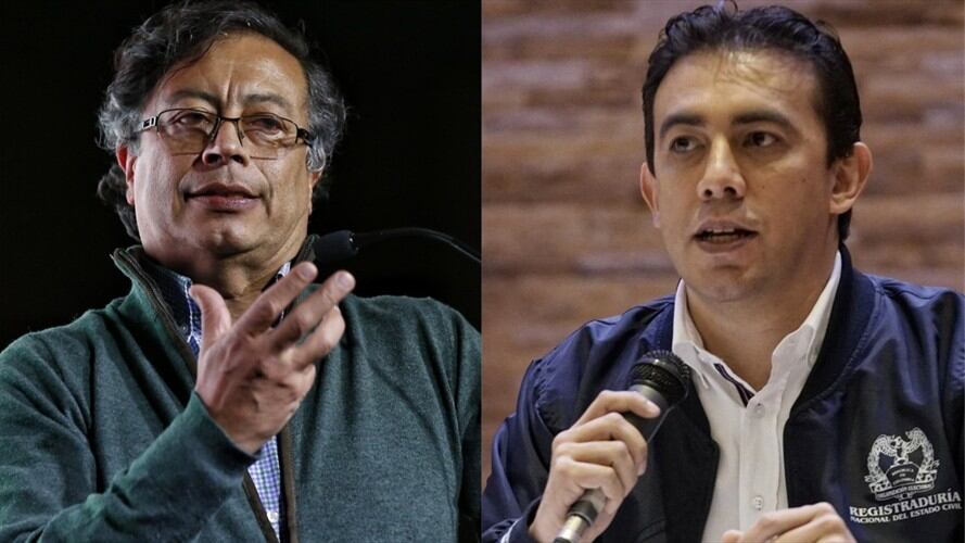Gustavo Petro y Alexander Vega. Foto: Colprensa