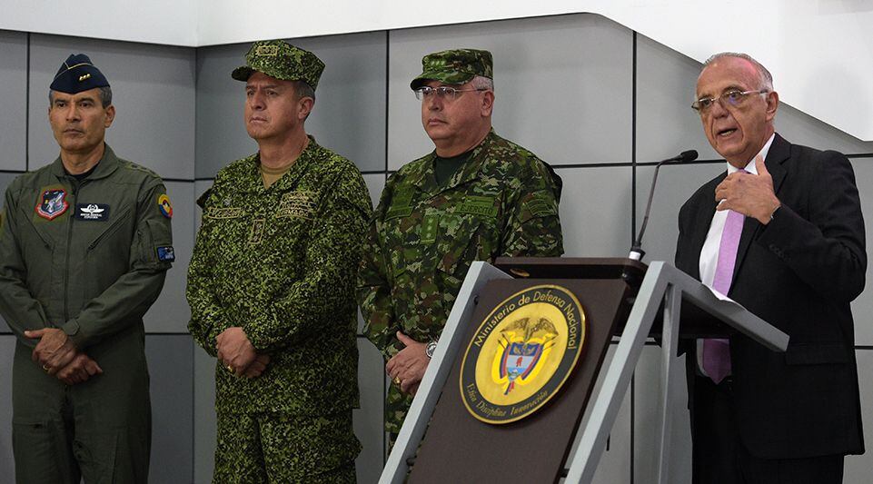 Ministro de Defensa. Crédito: MinDefensa