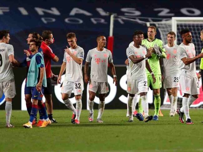 Bayern venció al Barcelona 8-2. Foto: AFP