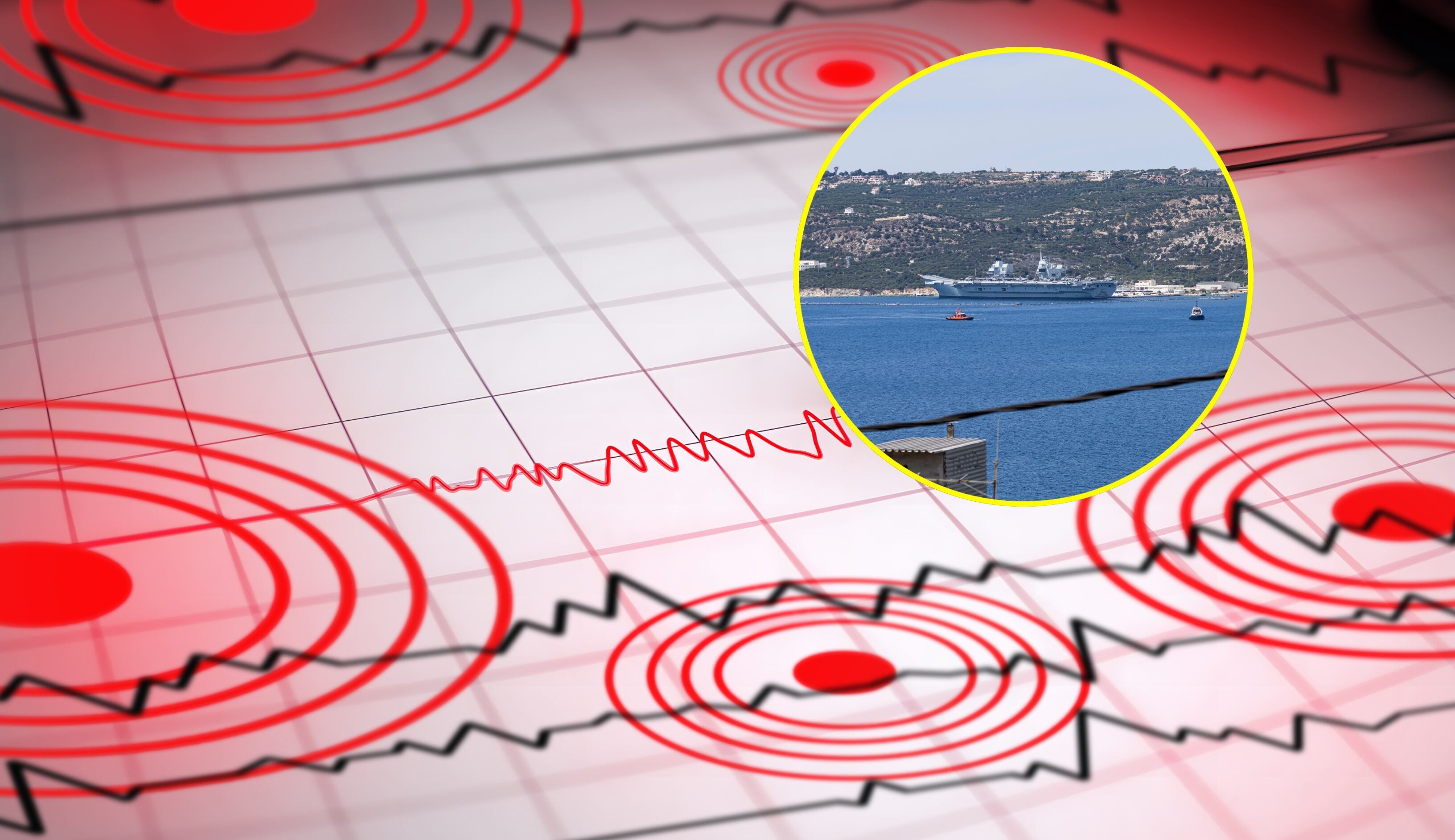 Referencia de sismo e isla griega de Creta. Foto: bymuratdeniz y Nicolas Economou/NurPhoto via Getty Images.
