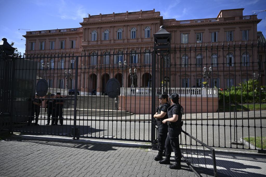 Casa Rosada, Argentina. Foto: Luis ROBAYO/AFP/via Getty Images