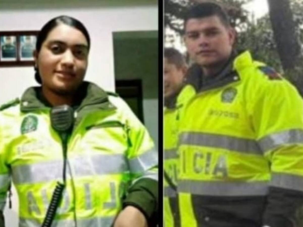 Dos policías que iban a atender una riña murieron tras chocar con un bus en Bogotá