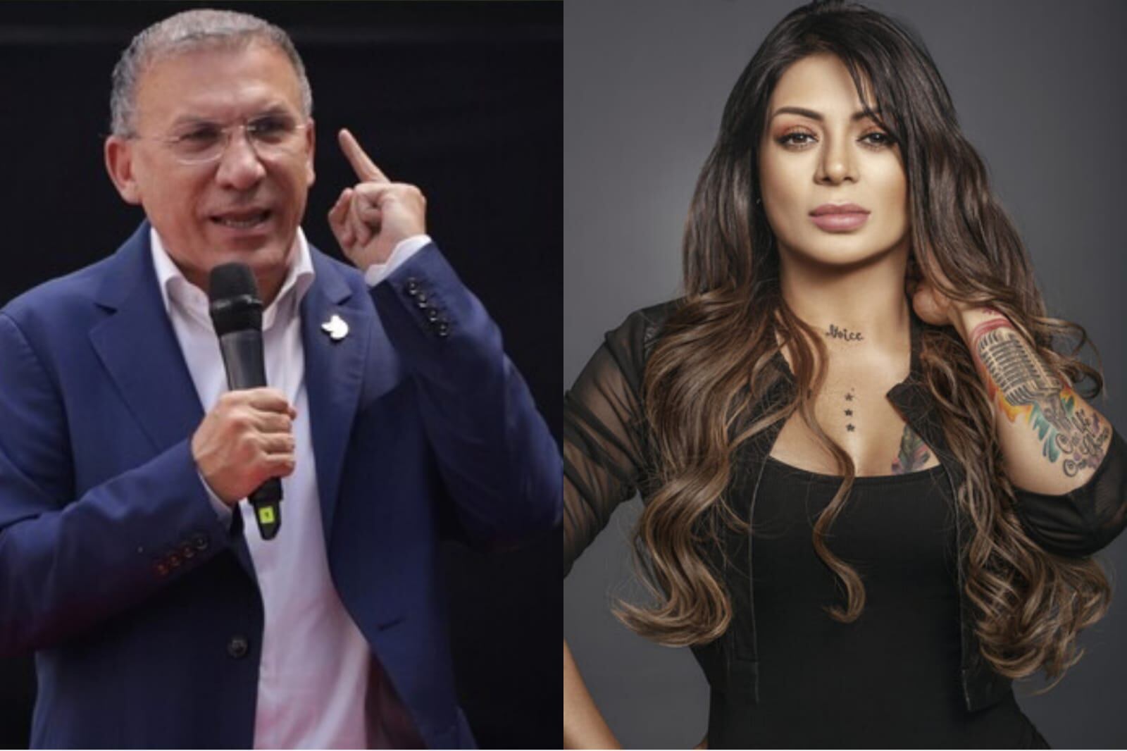 Roy Barreras y Marbelle. Foto: Colprensa