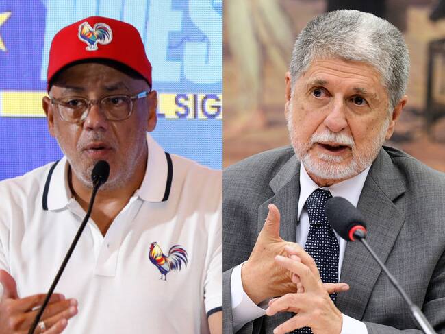 Jorge Rodríguez y Celso Amorim. I Fotos: Getty Images.