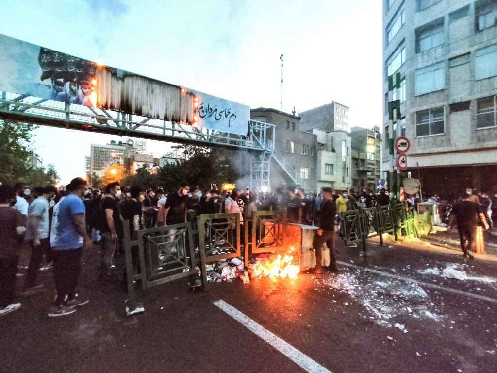 Protestas en Irán. Foto:  Getty Images