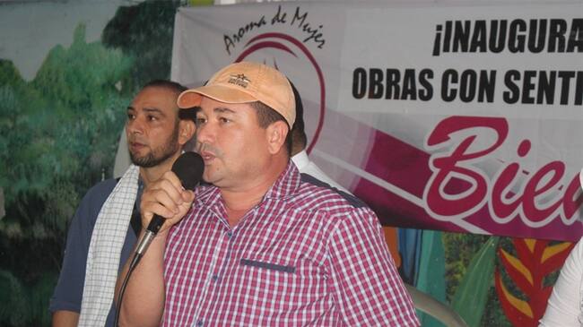 Se trata de Joaquín Vargas Llanos, quien en reiteradas oportunidades denunció amenazas de muerte de presuntos disidentes de las Farc. Aseguró que no le brindaron protección.. Foto: Cortesía Alberto Lleras