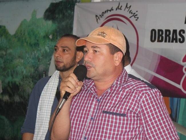 Se trata de Joaquín Vargas Llanos, quien en reiteradas oportunidades denunció amenazas de muerte de presuntos disidentes de las Farc. Aseguró que no le brindaron protección.. Foto: Cortesía Alberto Lleras