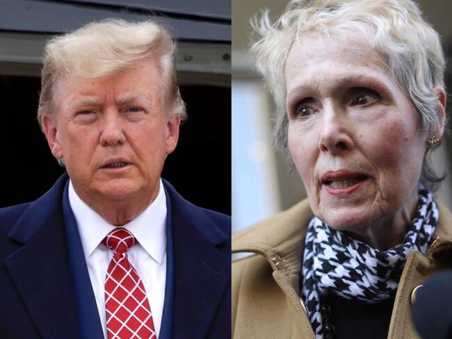 Donald Trump y Jean Caroll | Fotos: GettyImages