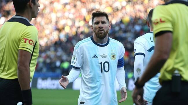 Conmebol suspende a Messi por tres meses y lo multa con USD 50.000. Foto: Getty Images
