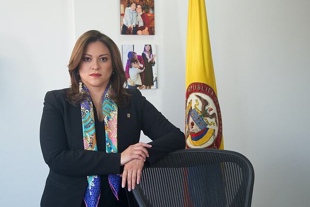 Natasha Avendaño, superintendente de servicios públicos domiciliarios. Foto/Colprensa.