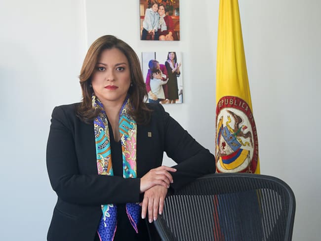 Natasha Avendaño, superintendente de servicios públicos domiciliarios. Foto/Colprensa.