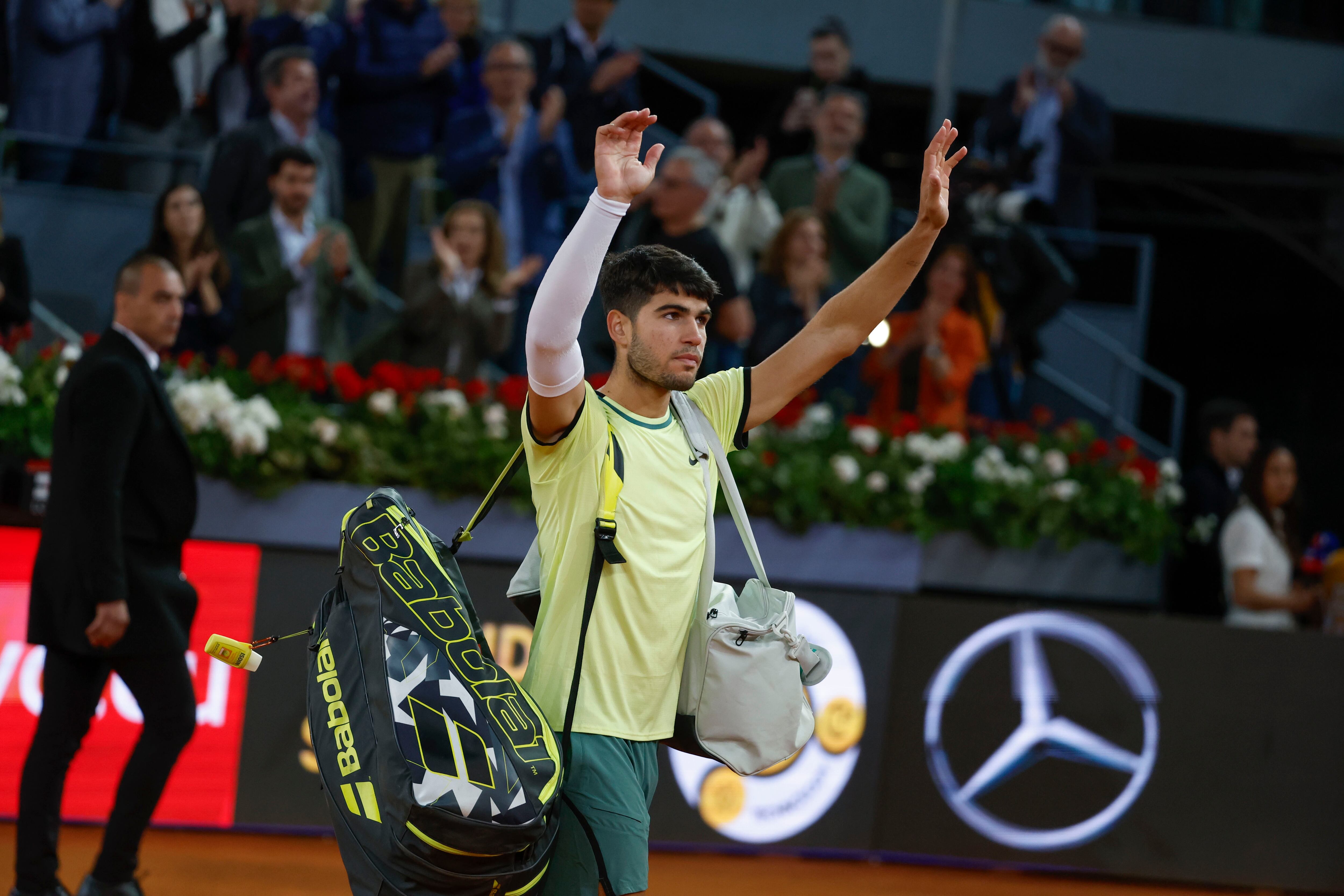 El tenista español Carlos Alcaraz.  Foto: EFE/JuanJo Martín