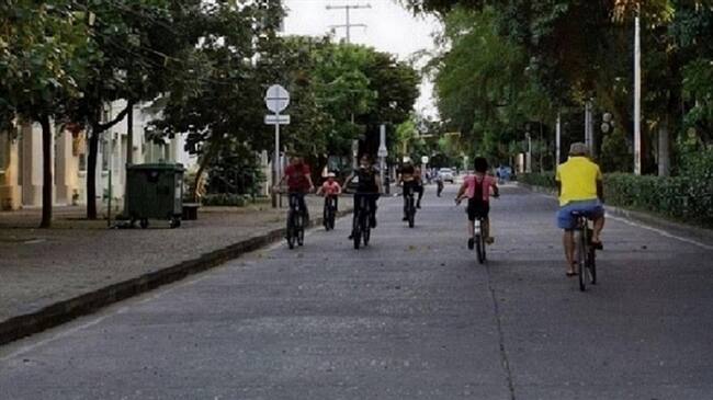 Así se vivió la jornada del día sin carro en Montería. Foto: Prensa Alcaldía Montería
