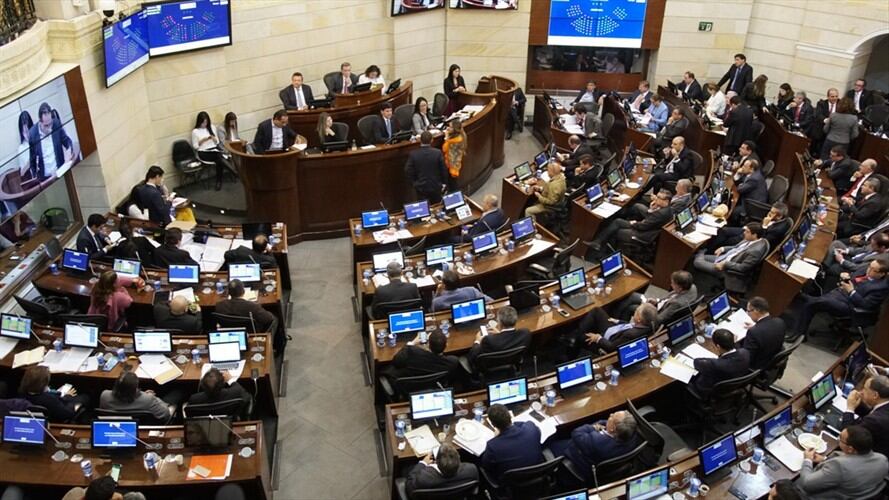 Plenaria del Congreso. Foto: Colprensa / Cámara de Representantes modifica Ley de Garantías y tumba traslado pensional