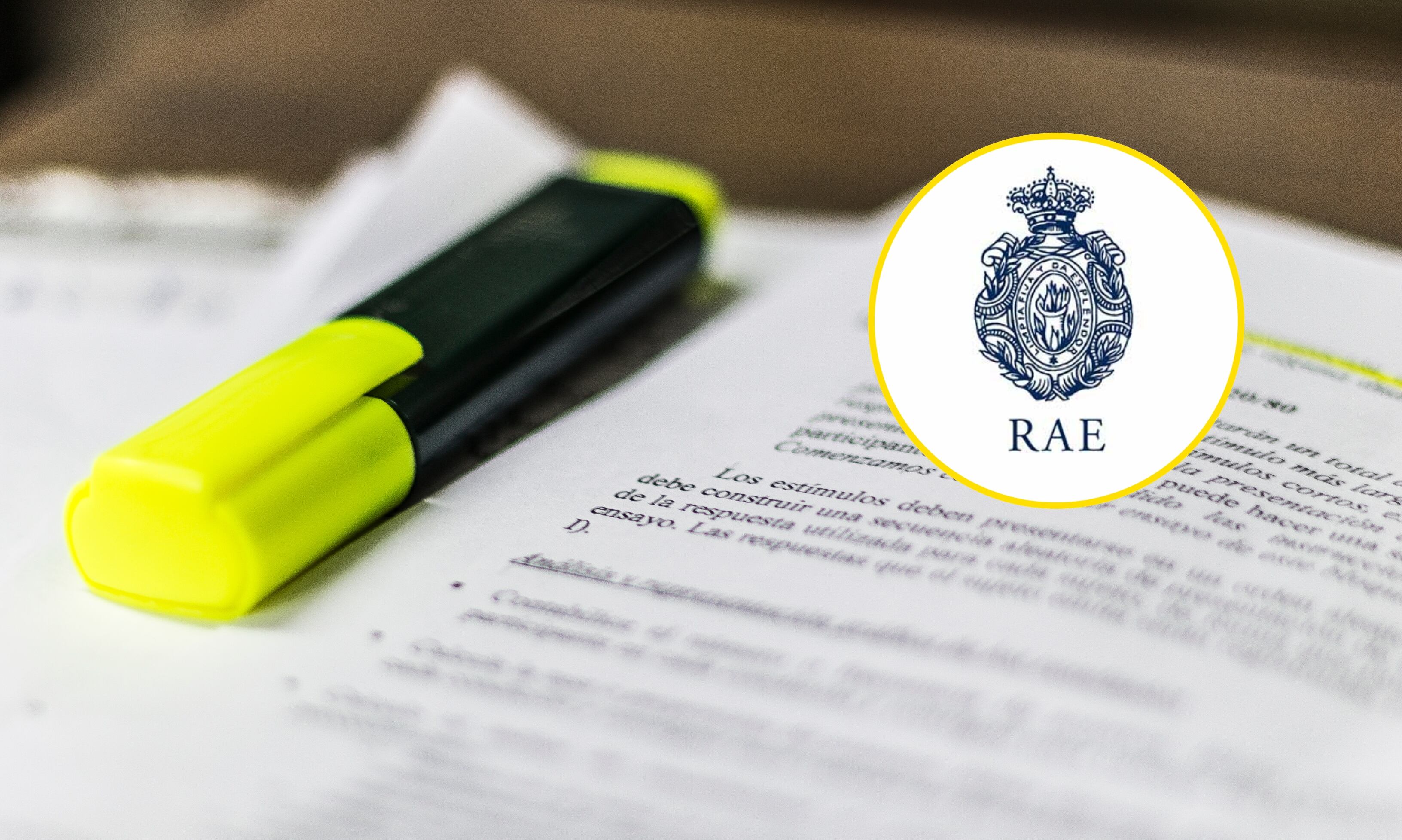 Imagen de referencia Getty Images/ Logo de RAE