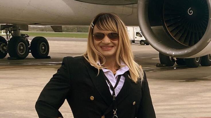 Traniela Carle Campolieto, la primera piloto trans de la historia de la aviación argentina