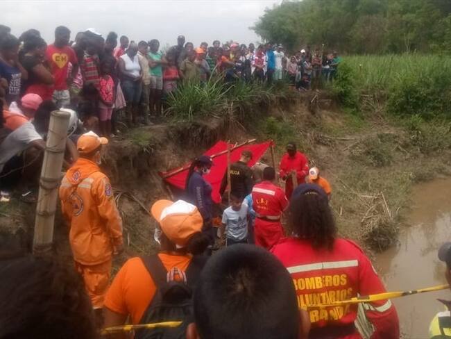 Encuentran sin vida al niño de 2 años desaparecido en medio de una creciente en Cauca. Foto: Alcalde de Corinto