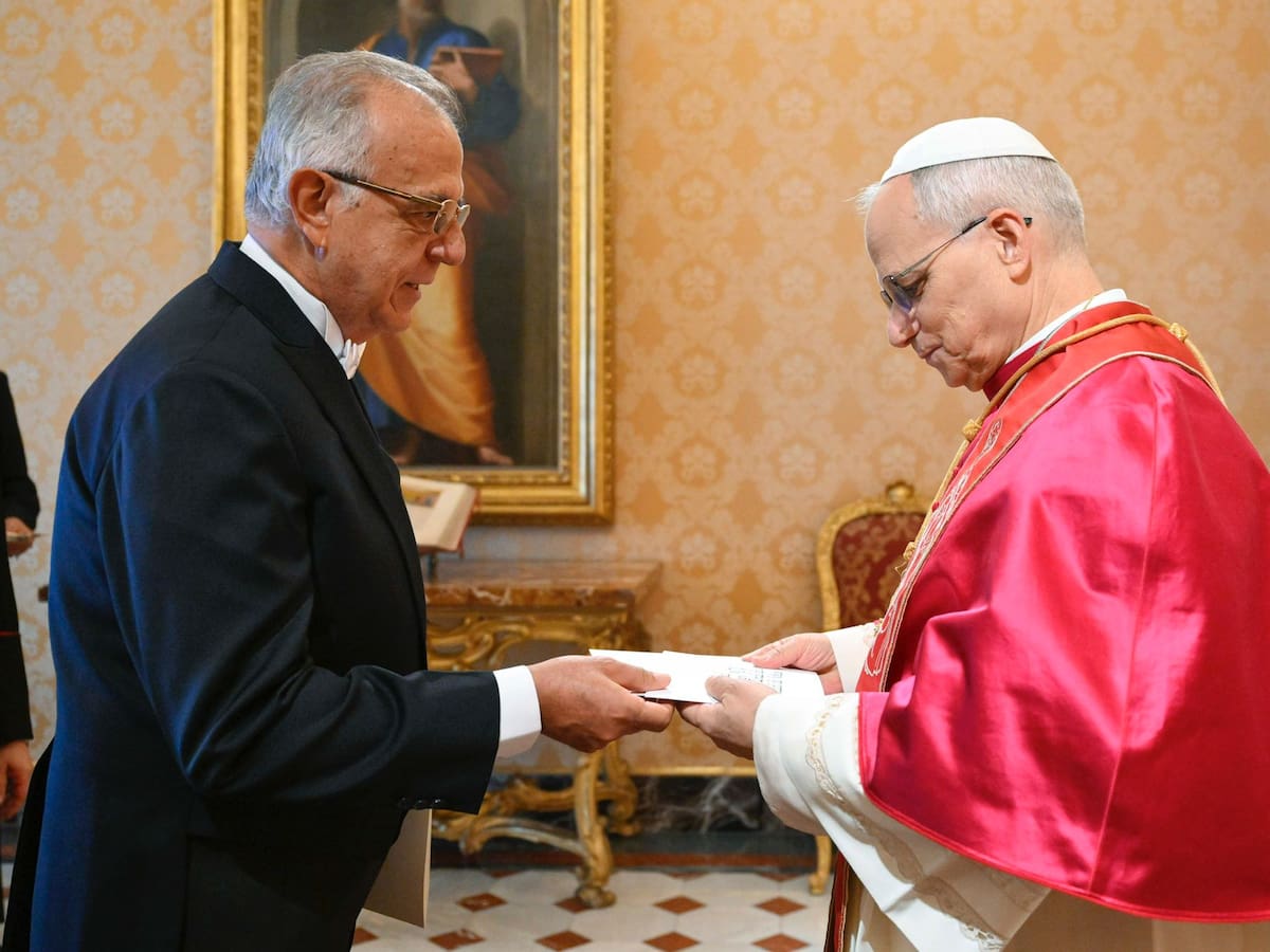 Iván Velásquez presentó cartas credenciales al papa León XIV como embajador de Colombia en Vaticano
