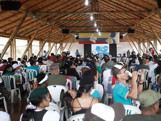 Décima Conferencia de las Farc, el evento guerrillero más importante de este grupo armado. Foto: Colprensa - Juan Páez