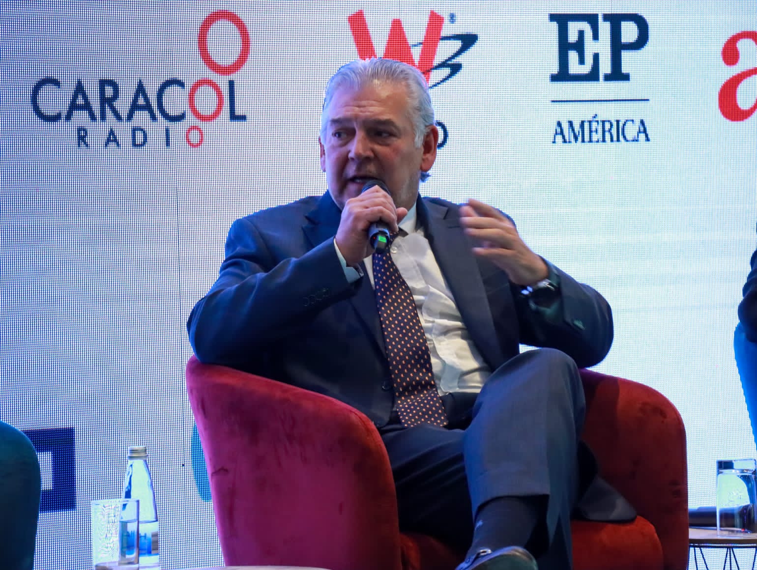 Jaime Alberto Cabal, presidente Fenalco, en el encuentro “Visión 2024: Tendencias Colombia de Prisa Media” / Vía Caracol Radio