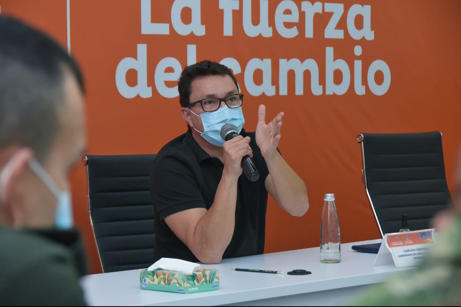 El gobernador del Magdalena, felicitó al nuevo presidente de los chilenos. Cortesía/Gobernación del Magdalena.