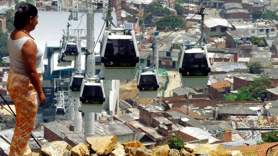 Desplazamiento Medellín . Foto: Colprensa