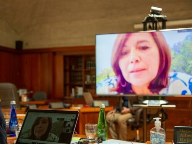 Audiencias virtuales para prevenir el Coronavirus en Bogotá . Foto: Colprensa