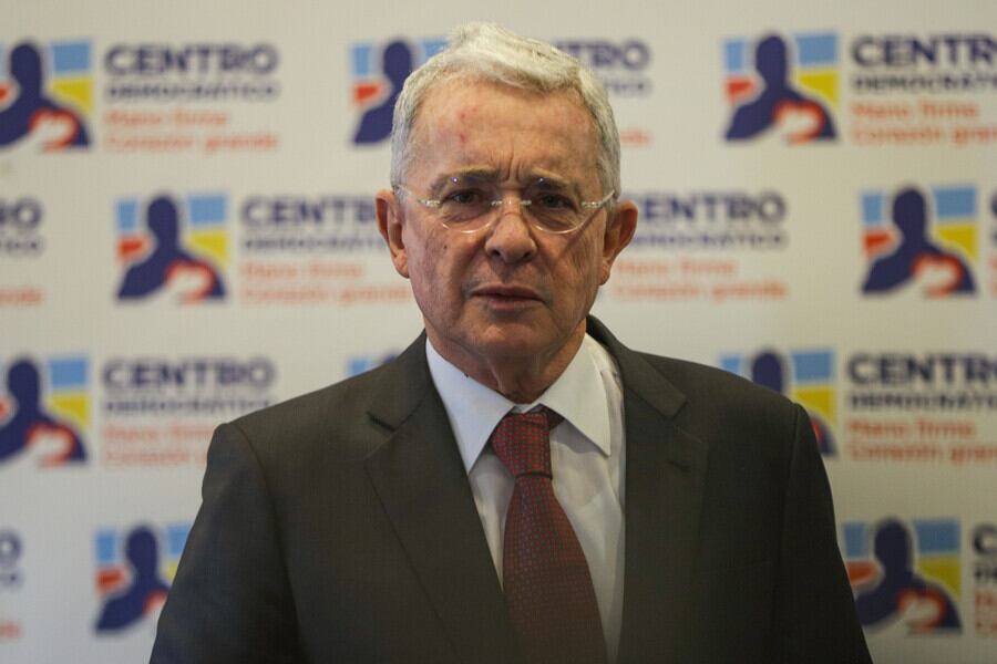 Expresidente de Colombia Álvaro Uribe Vélez. Foto: Colprensa.