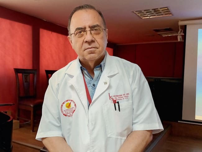 Álvaro Bustos González,decano de la Facultad de Ciencias de la Salud en la Universidad del Sinú. Foto: Claudia Hernández.