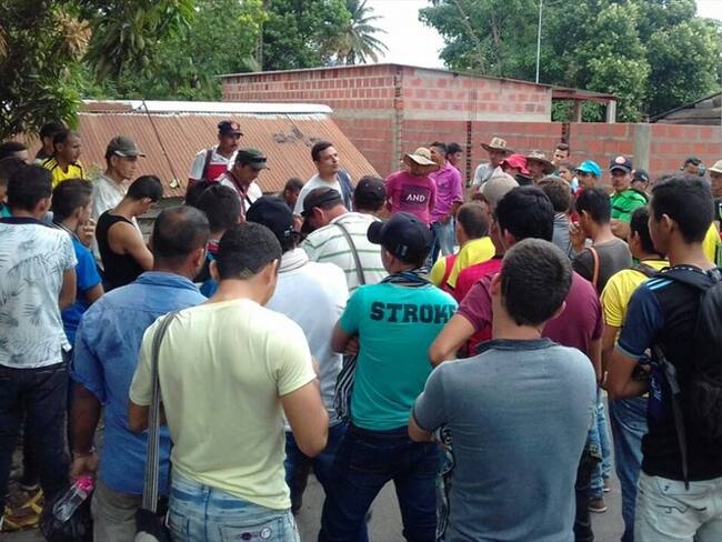 Campesinos del Catatumbo mantienen bloqueos en Norte de Santander. Foto: Colprensa