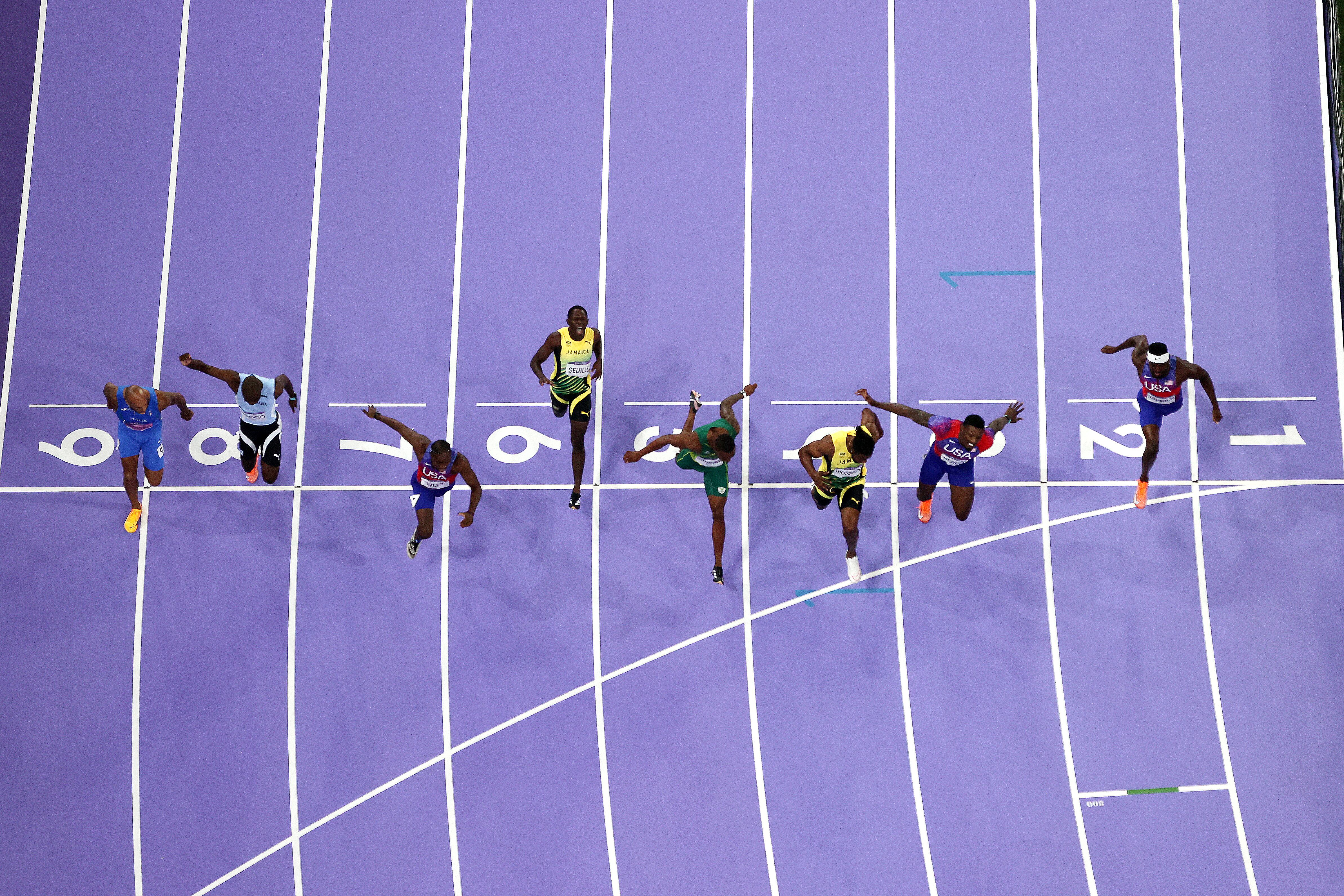 Final 100 metros planos Juegos Olímpicos París 2024 | Foto: GettyImages