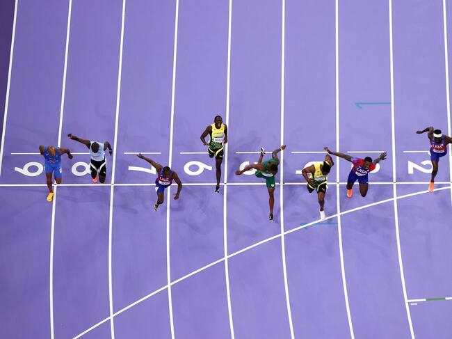 Final 100 metros planos Juegos Olímpicos París 2024 | Foto: GettyImages