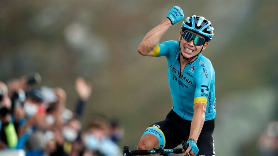 Miguel Ángel, Supermán, López está de nuevo en el Astana. Foto: Getty Images