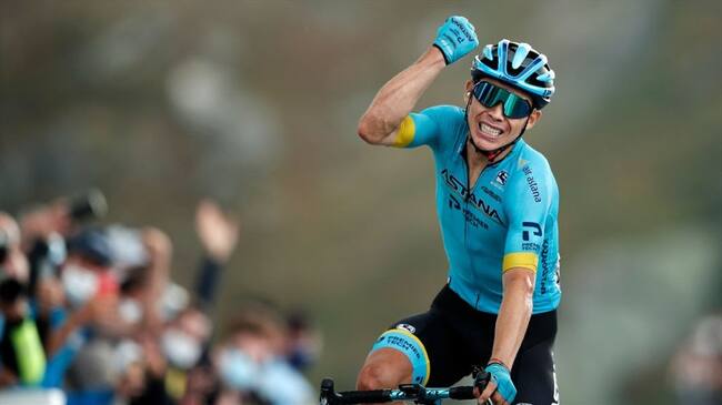 Miguel Ángel, Supermán, López está de nuevo en el Astana. Foto: Getty Images