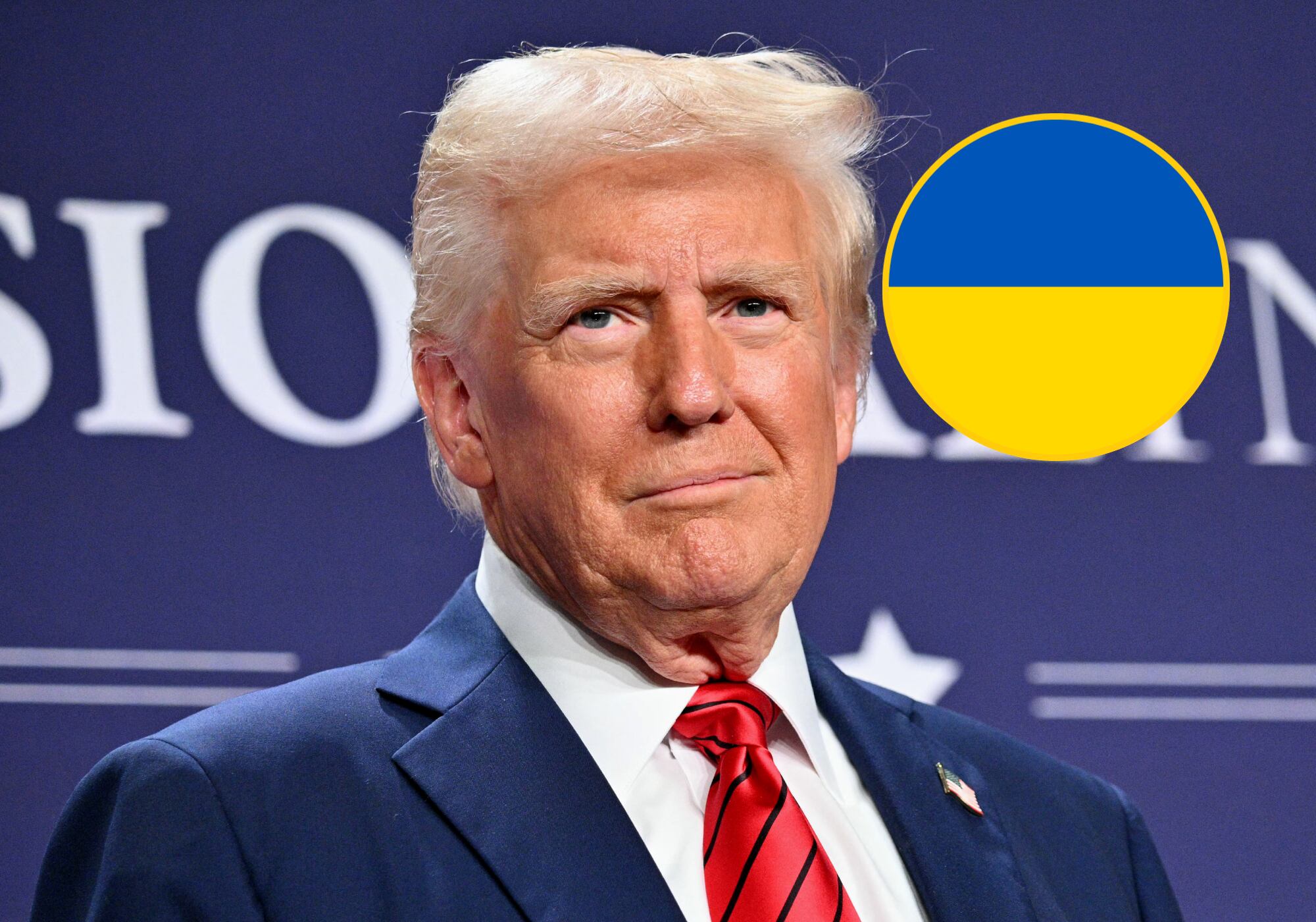 Trump reiteró su apoyo a una paz duradera en Ucrania en su día de la independencia. Foto: Getty Images.