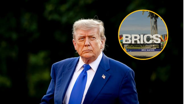 Donald Trump y BRICS. Foto: Patrick van Katwijk/Fabio Teixeira/Anadolu/ Getty Images.