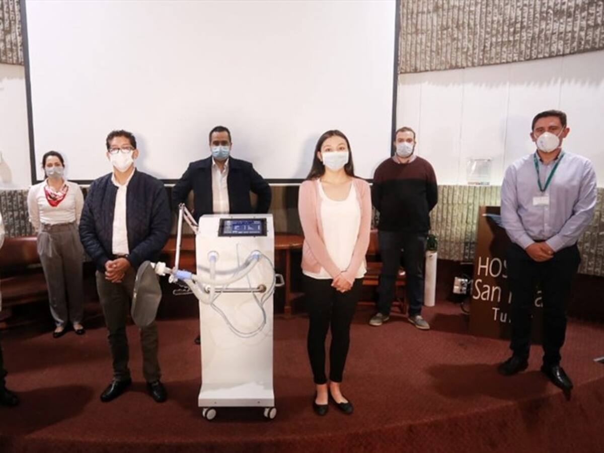 Innovadores boyacenses construyen equipo de ventilación mecánica para COVID-19