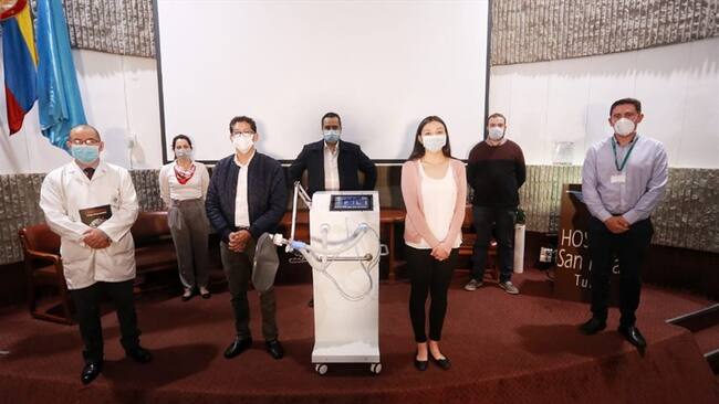 El equipo se sostiene tres horas sin conexión eléctrica.. Foto: Gobernación de Boyacá. Foto: Gobernación de Boyacá