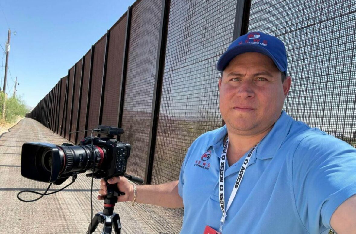 Periodista salvadoreño, Mario Guevara. Foto: @marioguevaranews vía Instagram.