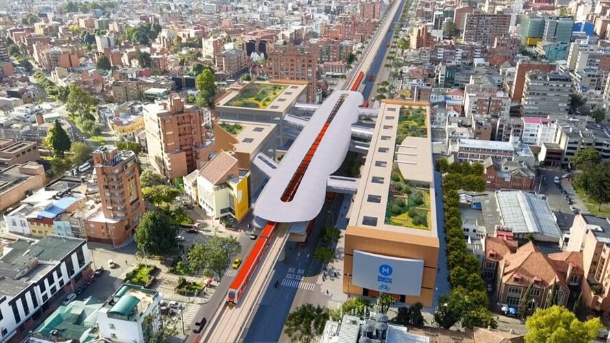 La segunda línea del metro de Bogotá pasará por cuatro localidades de la ciudad desde Chapinero hasta Suba. Foto: Metro de Bogotá