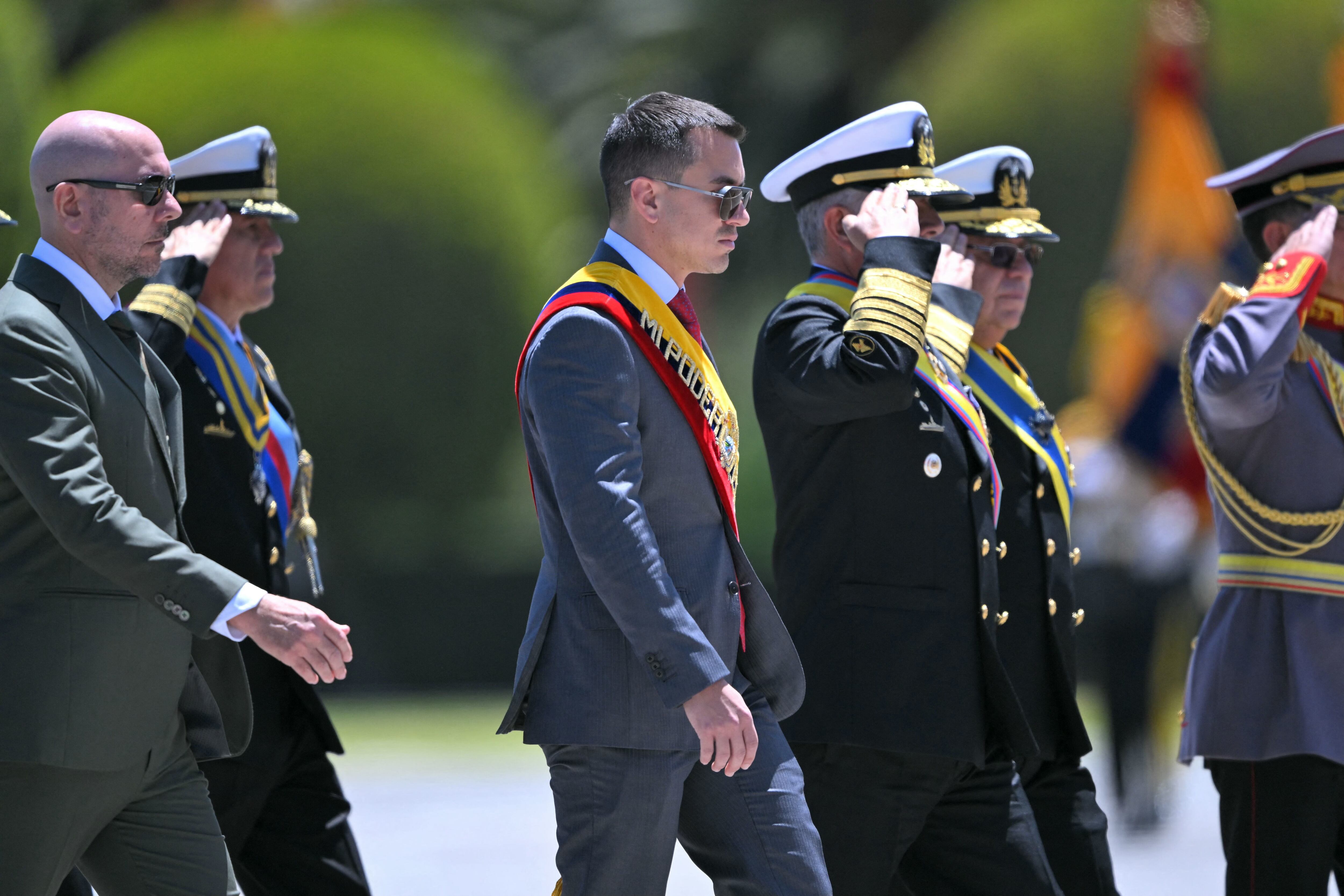 Presidente de Ecuador, Daniel Noboa. FOTO: Rodrigo BUENDIA / AFP Getty Images