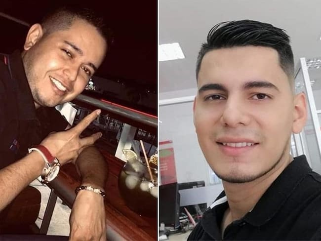 Edwin Alejandro Bermeo Carvajal de 24 años y Hernando Obando Tavera de 34, desaparecidos . Foto: Cortesía