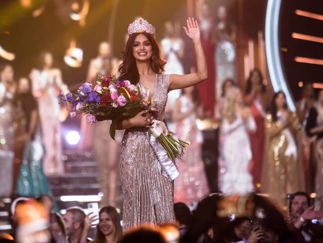 Harnaaz Sandhu, de India, es la actual Miss Universo. Foto: Amir Levy / Getty Images